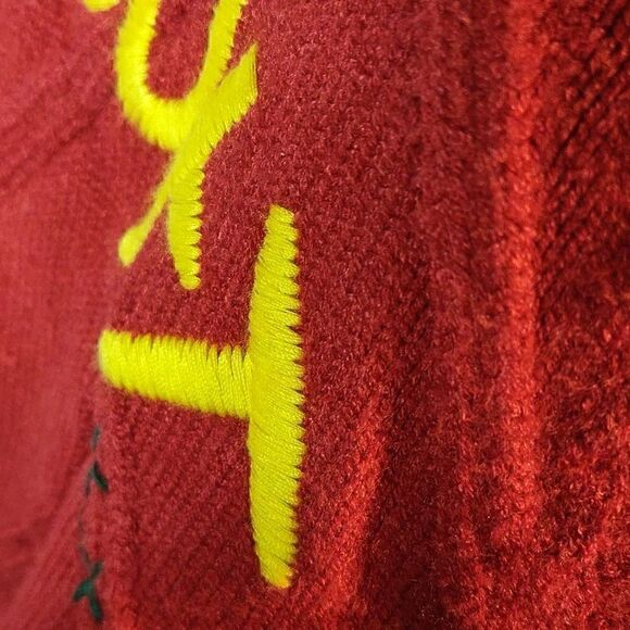 NWT Chou Yatou "Sport Dream" Cable Knit Embroidered Cardigan - Picture 7 of 8